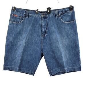 Drunknmunky Denim Shorts 50 Blue Baggy Y2K Hip Hop Mens